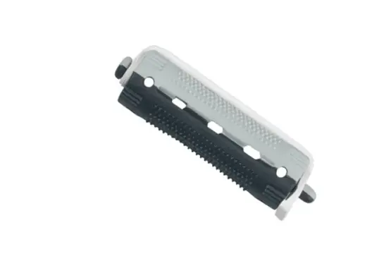 Eurostil Bigudí Corto Gris Negro 12Ud